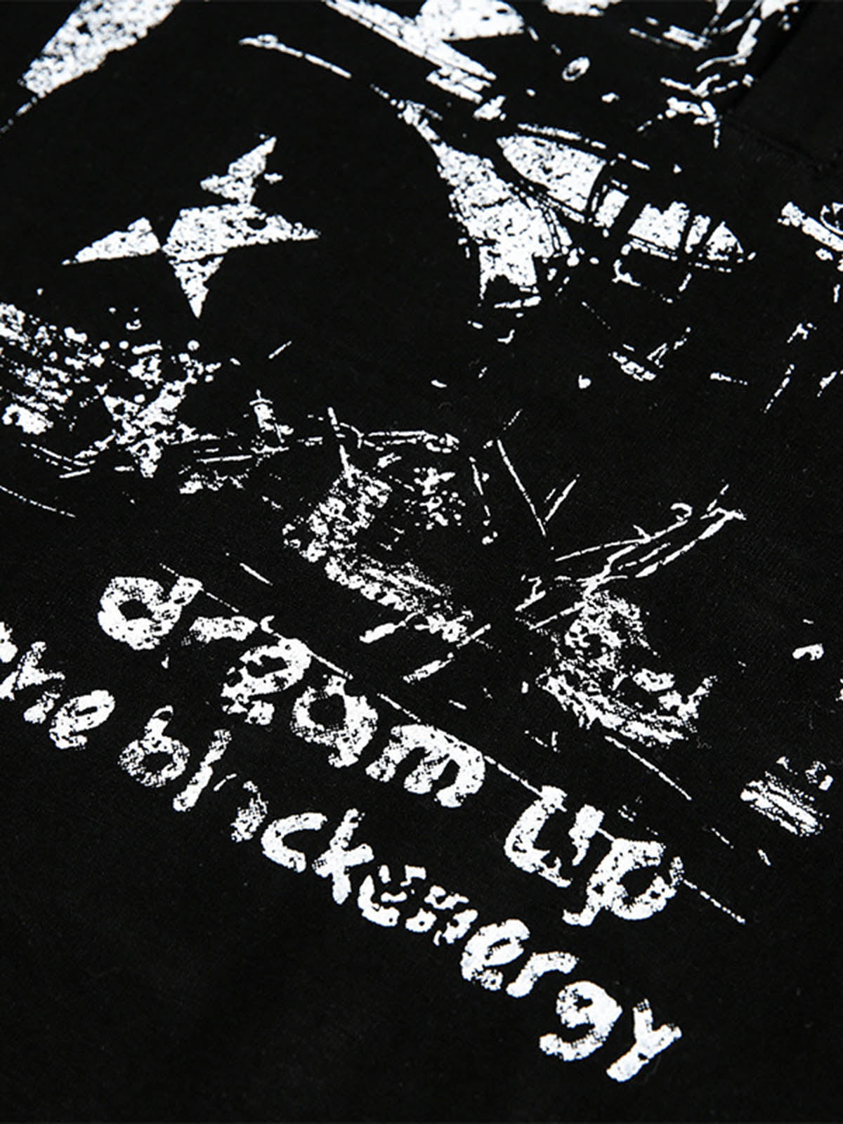 Double Collar Design Printed T-Shirt