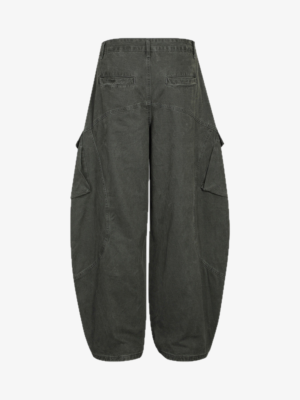 Patchwork Multi-Pocket Workwear Casual Machete Pants - image 8