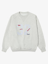 Retro Patch Embroidery Sweatshirt
