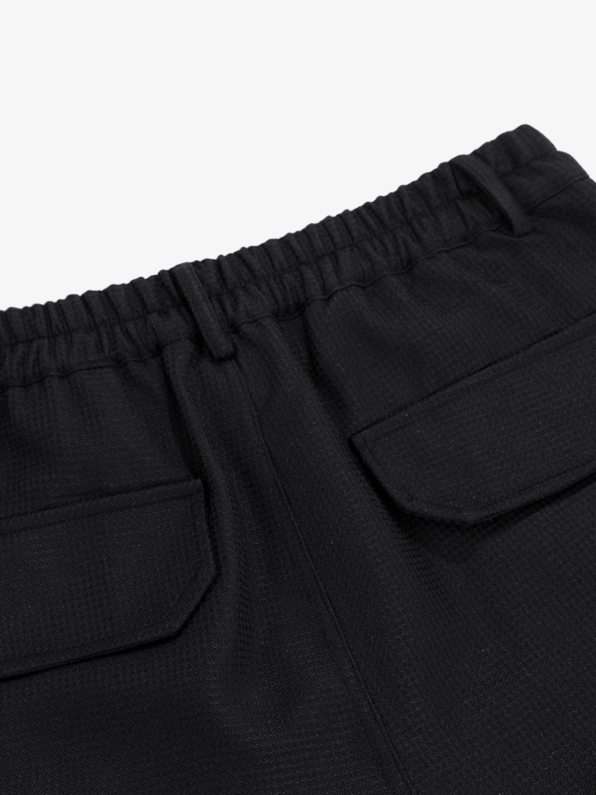 Multi-Pocket Textured Fabric Flared Pants - image 6
