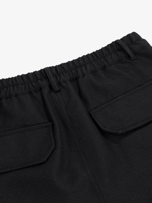 Multi-Pocket Textured Fabric Flared Pants - thumbnail 6