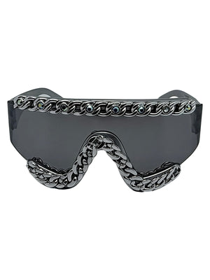 Chain-Embellished Sunglasses - thumbnail 6