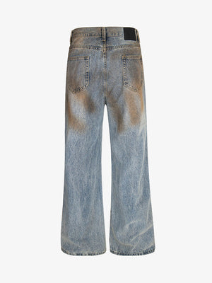 Retro Distressed Dirty Jeans - thumbnail 2