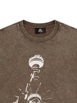 Orginal Lconic Statue Graphic T-Shirt - thumbnail 4