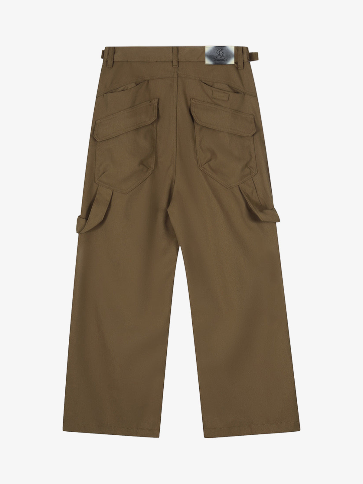 Adjustable Waistband Pleated Casual Pants - image 3