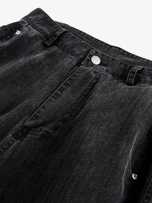 Riveted Pleated Casual Scimitar Pants - thumbnail 5