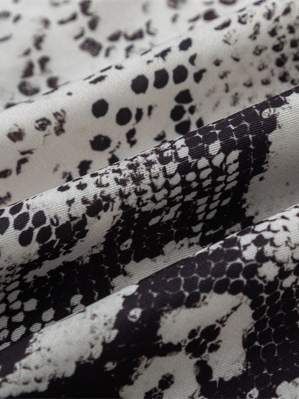 Street Snake Print Short-Sleeved Floral Shirt - image 5