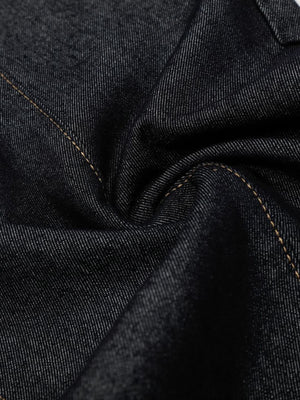 Beaded barrel jeans – fabric close-up | XoKool