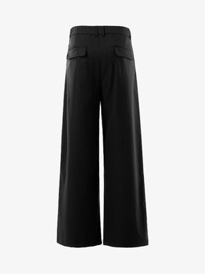 Pleated Drape Bootcut Suit Pants - thumbnail 4
