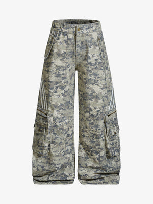 Street Camo Multi-Pocket Workwear Scimitar Pants - thumbnail 1
