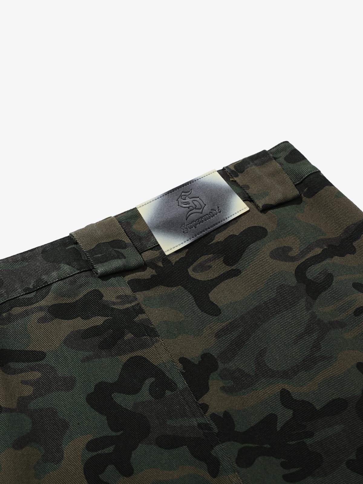 Retro Camouflage Pocket Design Workwear Casual Pants - image 5
