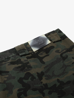 Retro Camouflage Pocket Design Workwear Casual Pants - thumbnail 5