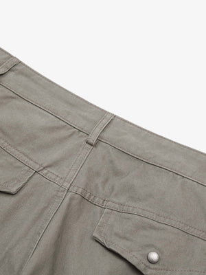 Multi-Pocket Cargo Flared Pants - thumbnail 9