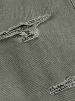Olive carpenter jeans – rip detail | XoKool