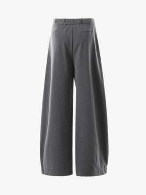 High Street Drawstring Design Pleated Flared Scimitar Pants - thumbnail 4