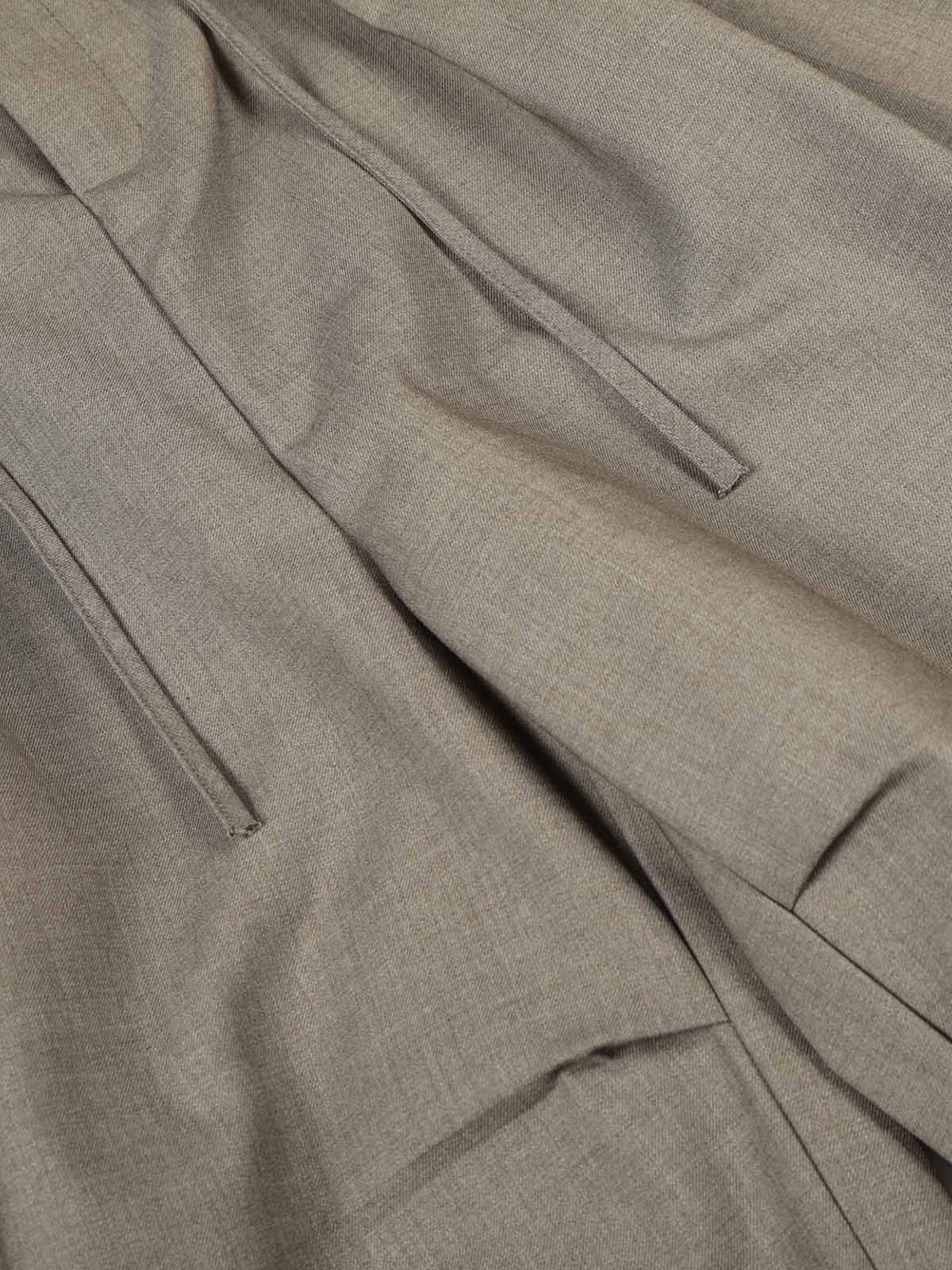 Pleated Drawstring Scimitar Track Pants - image 7