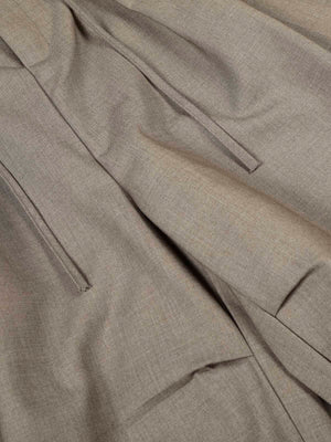 Pleated Drawstring Scimitar Track Pants - thumbnail 7