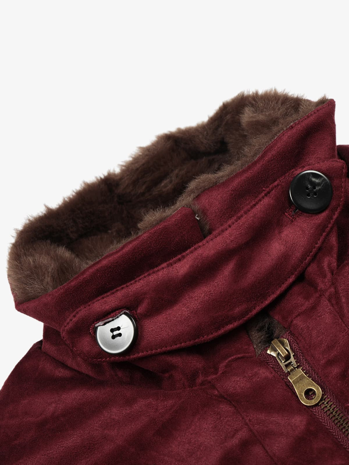 Suede bomber jacket – detail view | XoKool