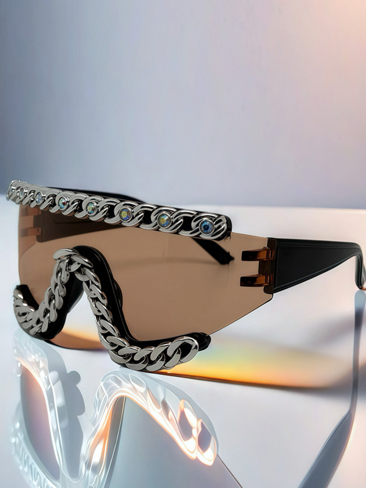 Chain-Embellished Sunglasses - image 10