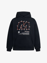 Unique Retro Letter Print Graphic Hoodie