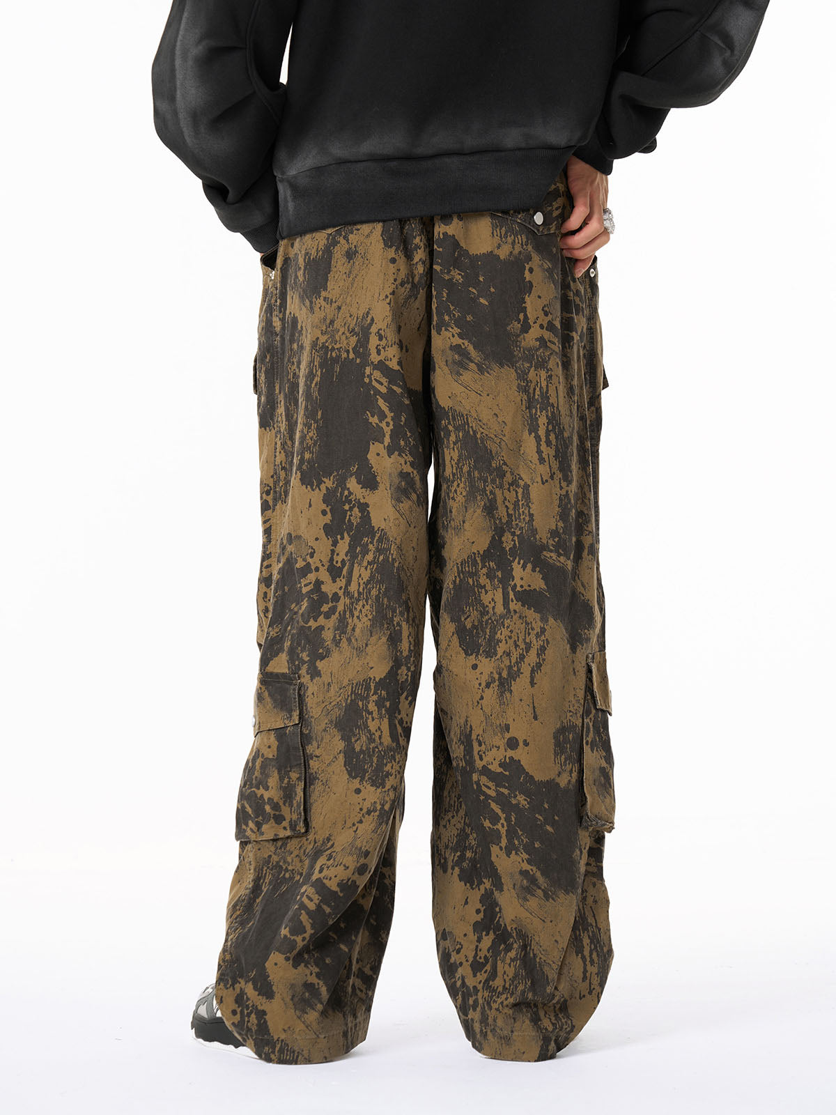 Hip-Hop Camouflage Multi-Pocket Cargo Pants - image 12