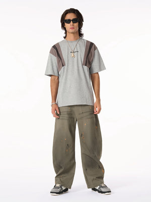 Retro Inkjet Dirty Dyed Barrel Pants - thumbnail 18