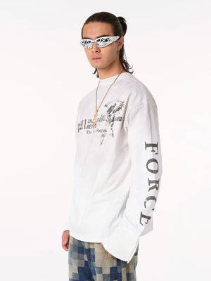 Distressed NO. 09 Long Sleeve T-Shirt - thumbnail 13