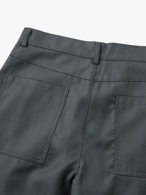 Double-Button Design Pleated Suit Casual Pants - thumbnail 7