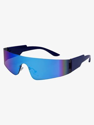 Retro Street Punk Integrated Sports Sunglasses - thumbnail 4