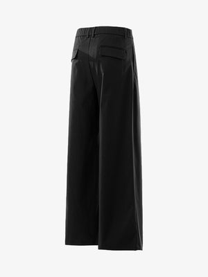 Pleated Drape Bootcut Suit Pants - thumbnail 7