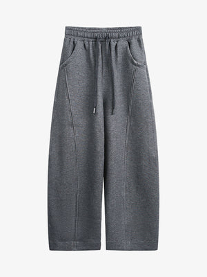 Deconstructed Split Drawstring Casual Sweatpants - thumbnail 1
