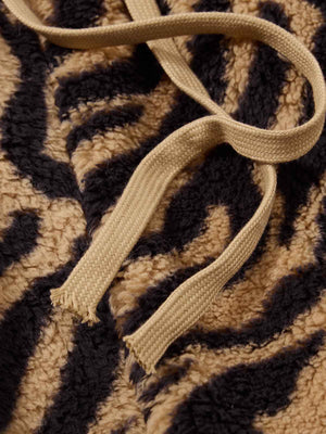Zebra print pants – drawstring close-up | XoKool