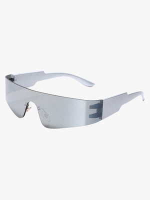 Retro Street Punk Integrated Sports Sunglasses - thumbnail 1