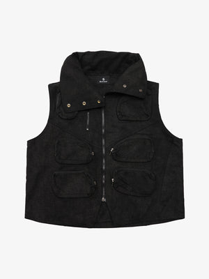 Heavy-Duty Multi-Pocket Multi-Zipper Vest - thumbnail 1