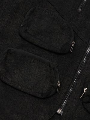 Heavy-Duty Multi-Pocket Multi-Zipper Vest - thumbnail 13