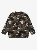 Street Camouflage Crew Neck Sweater
