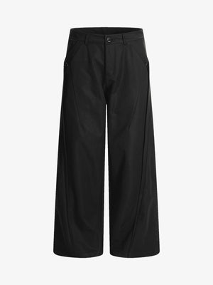 Street Deconstruction Split Casual Suit Pants - thumbnail 2