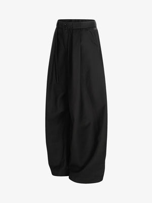 Pleated Drawstring Scimitar Track Pants - thumbnail 10