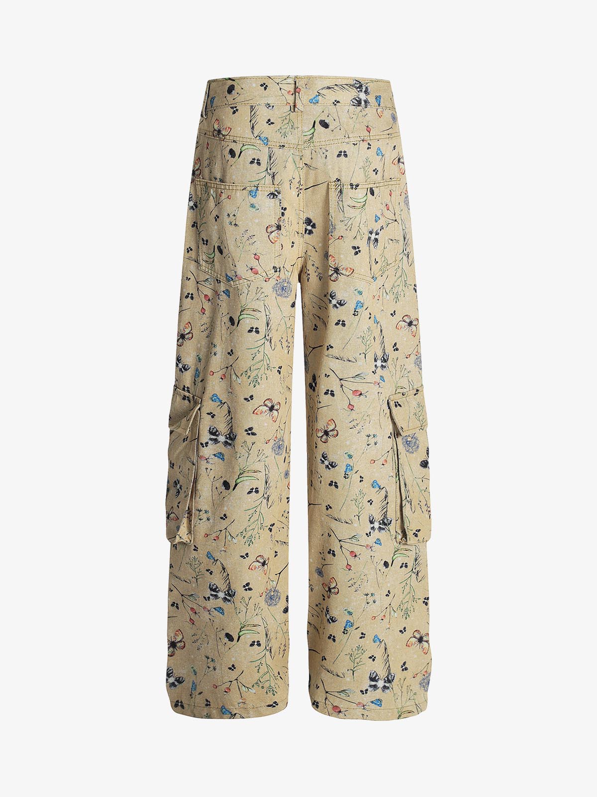 Retro Jacquard Straight-Leg Personalized Work Pants - image 3