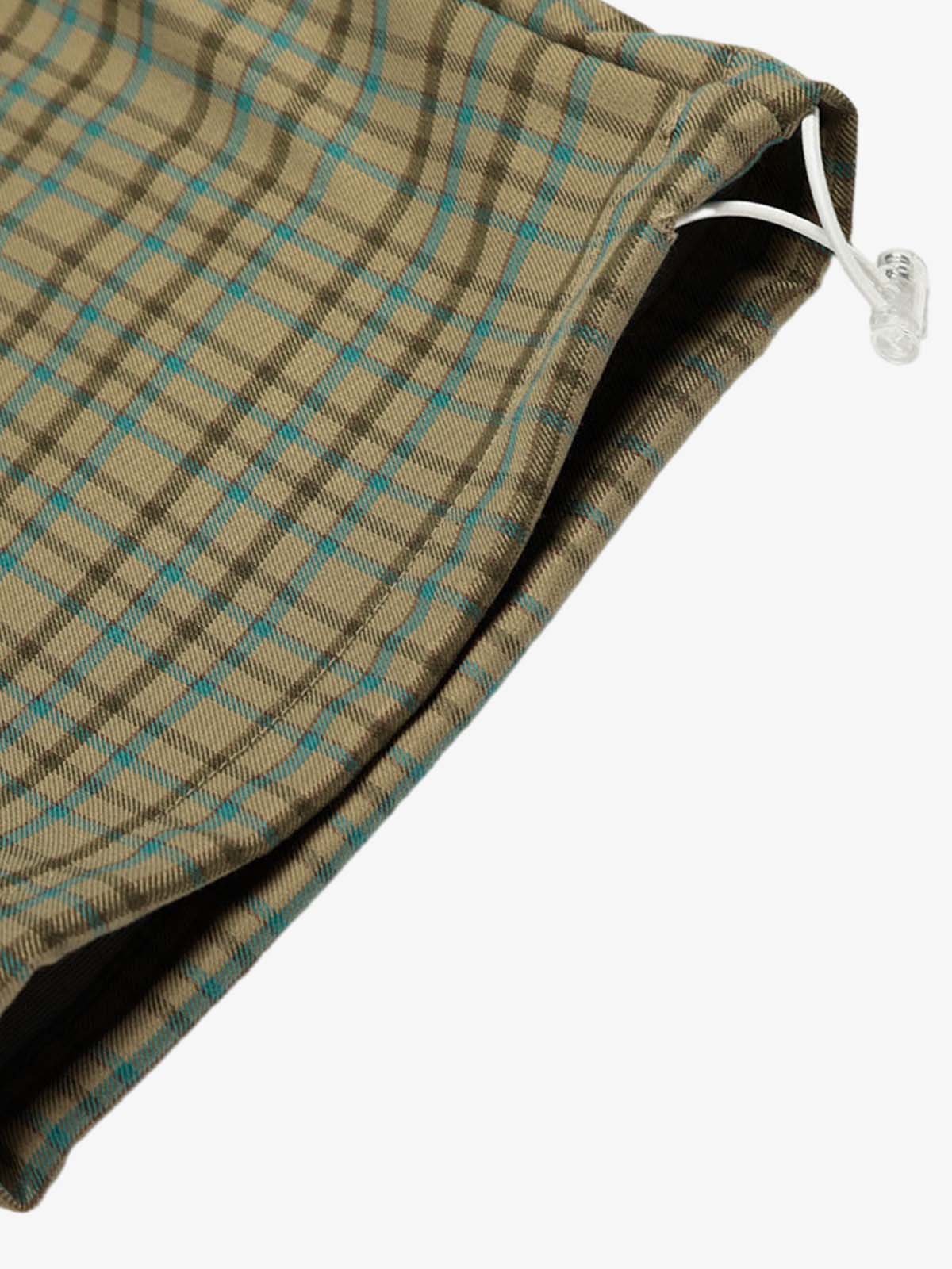 Retro Plaid Multi-pocket Cargo Pants - image 6