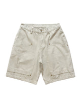 Retro Structured  Design Cargo Shorts