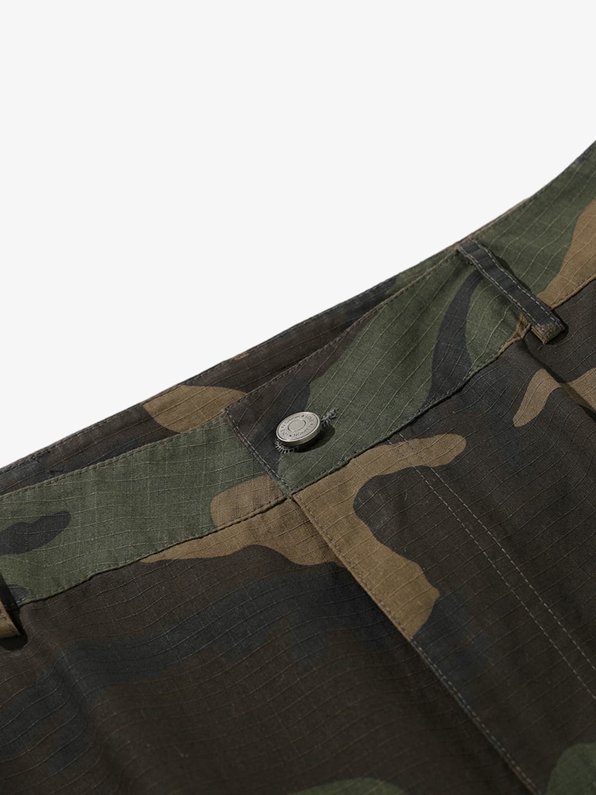 Vintage Multi-Pocket Functional Camo Cargo Pants - image 8