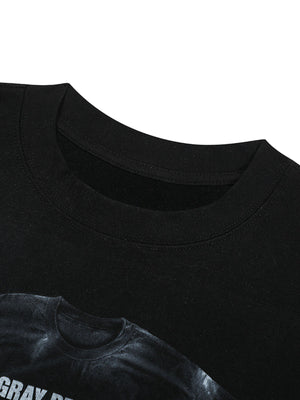 Street Retro Art Pattern Printed T-Shirt - thumbnail 6