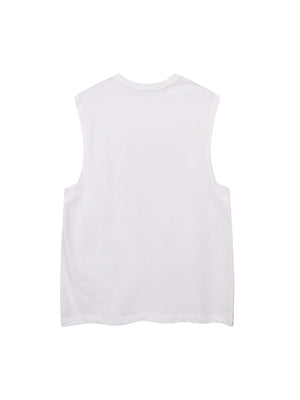 Bring edge to your wardrobe with the Aborfend Tank Top — a bold blend of comfort and attitude. Crafted from a soft, breathable cotton blend, this sleeveless top features a striking gothic-inspired graphic print, paired with a classic crew neck for all-day