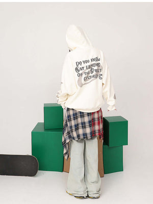 Refresh your streetwear collection with the Abstract Angel Print Pullover Hoodie. Crafted from a soft and breathable cotton blend, this hoodie offers unbeatable comfort combined with standout style. Featuring a unique graphic print design, ribbed cuffs an