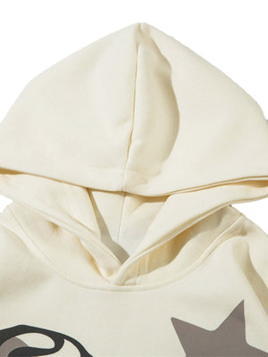 Refresh your streetwear collection with the Abstract Angel Print Pullover Hoodie. Crafted from a soft and breathable cotton blend, this hoodie offers unbeatable comfort combined with standout style. Featuring a unique graphic print design, ribbed cuffs an