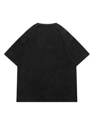 Express your individuality with the Abstract Portrait Print T Shirt — where art meets fashion. Made from a soft and breathable cotton blend, this short-sleeve tee features a striking graphic print combining an abstract face and cross motif. Designed with