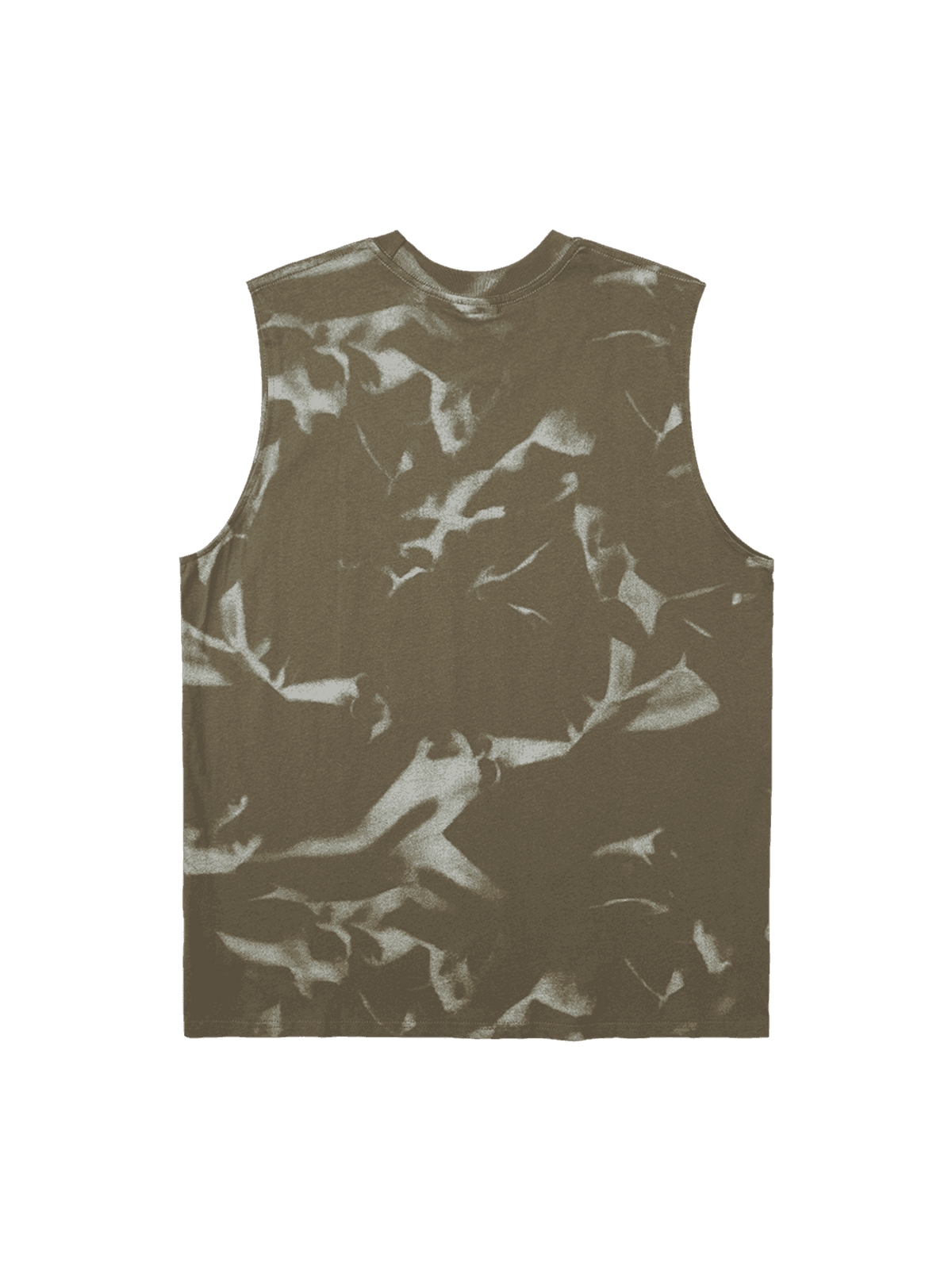 Splash Print Tanktop – Olivgrün, Rückansicht | XoKool