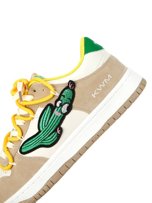 Zapatillas skate con cactus – plano cercano del parche de cactus | XoKool