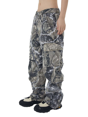 Step into effortless function and rugged style with the Camouflage Leaf Straight Leg Pants — the perfect blend of comfort, durability, and street-ready utility. Crafted from a sturdy cotton blend, these pants feature a relaxed straight-leg fit, adjustable